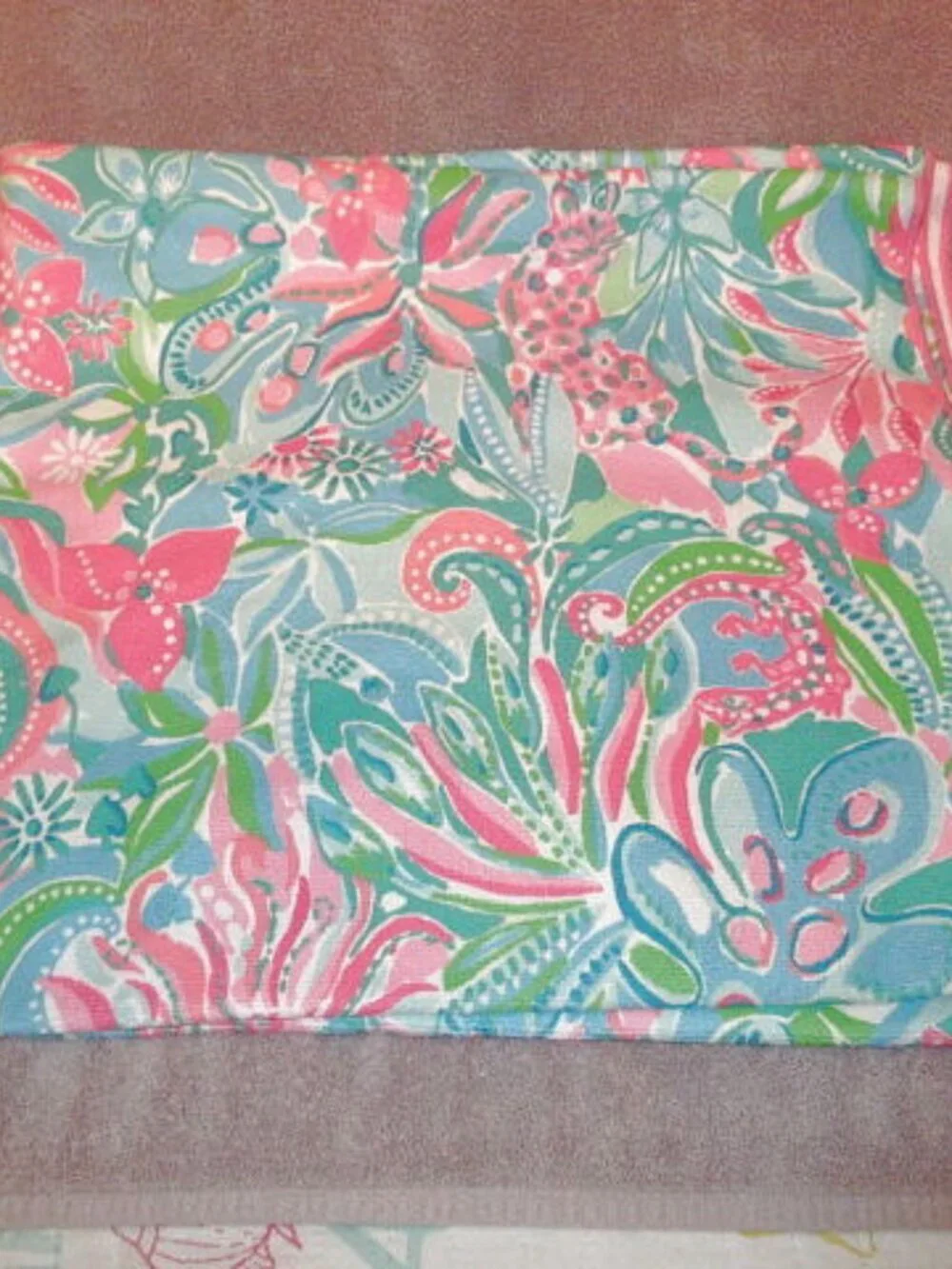Lilly Pulitzer Jungle Animals Beach Towel Soft Microfiber Floral Lounge Bath NEW